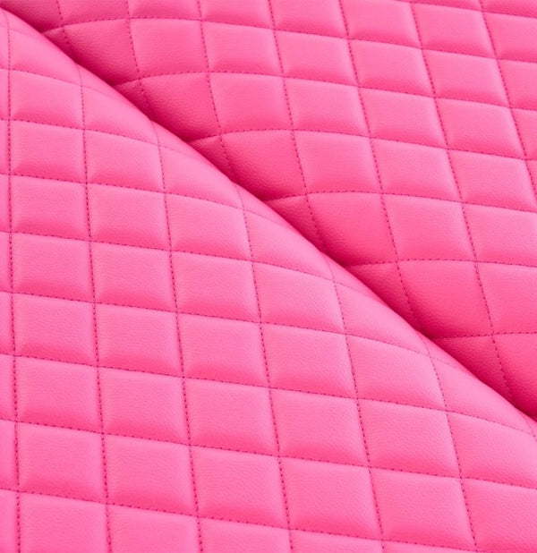 Pikowane łóżko kosmetyczne do stylizacji rzęs Space Gold - Różowe - Studio Bay