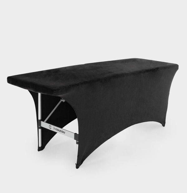 Prześcieradło na łóżko SPACE kosmetyczne z wycięciem na nogi - Studio Bay